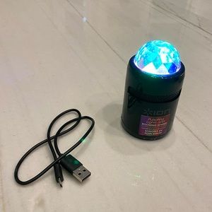 Ion Bluetooth speaker with disco light